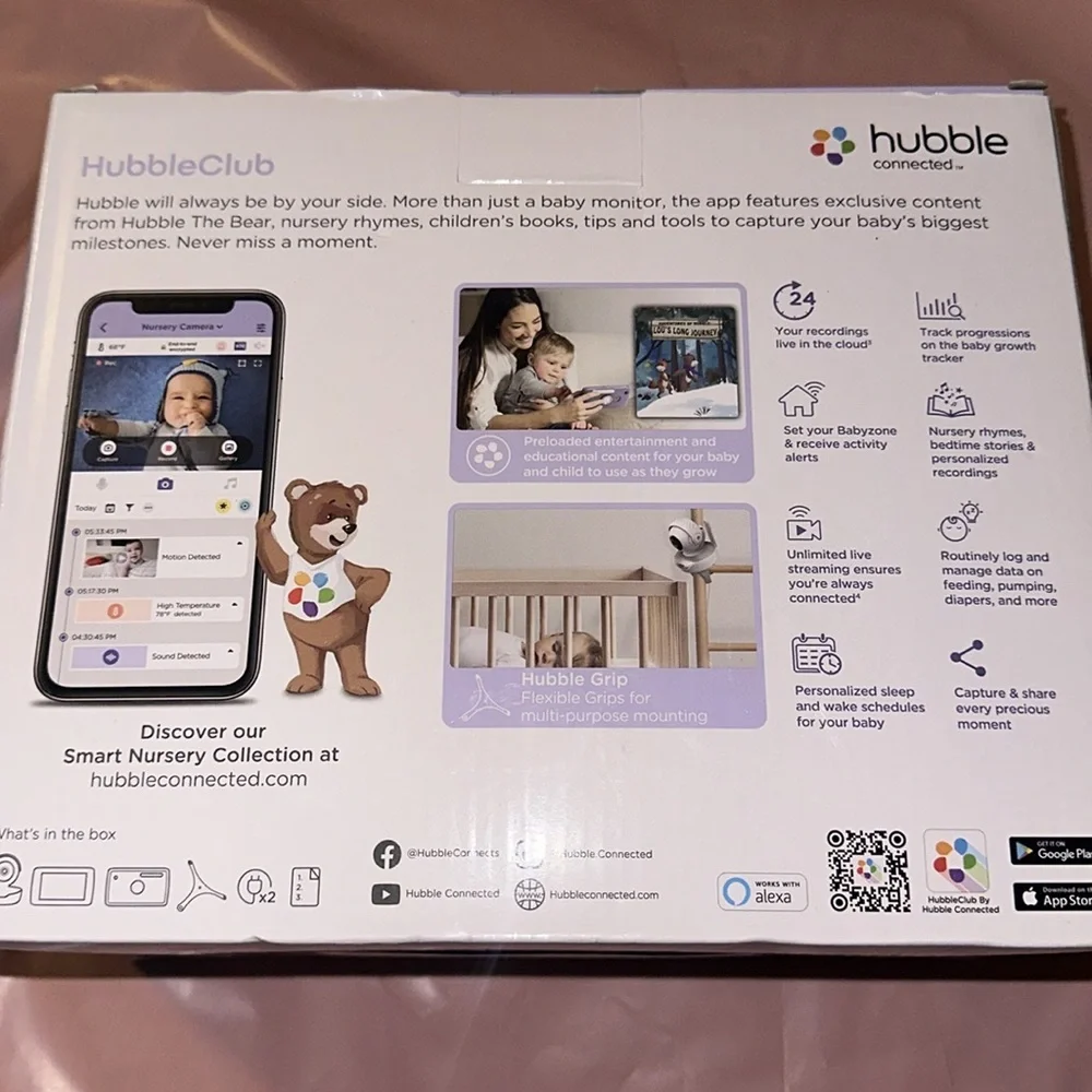 Hubble connected - Nursery Pal Premium - Baby Monitor system
